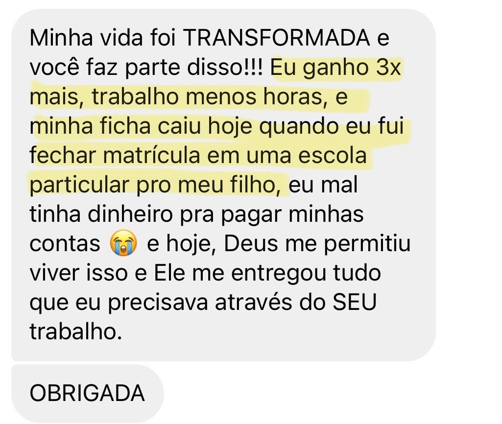 Depoimento de aluna 4 da Formação de Professores de Idiomas